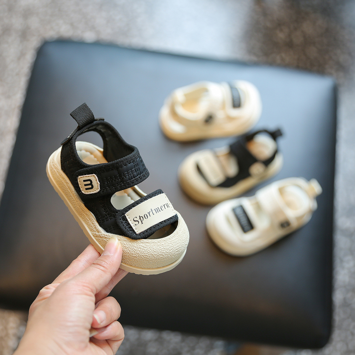 Baby Sandals Summer Baotou Anti-kick Men's Treasure and High-performance Shoes Baby Soft Sole Non-slip Toddler Shoes Children's Beach Shoes for Women