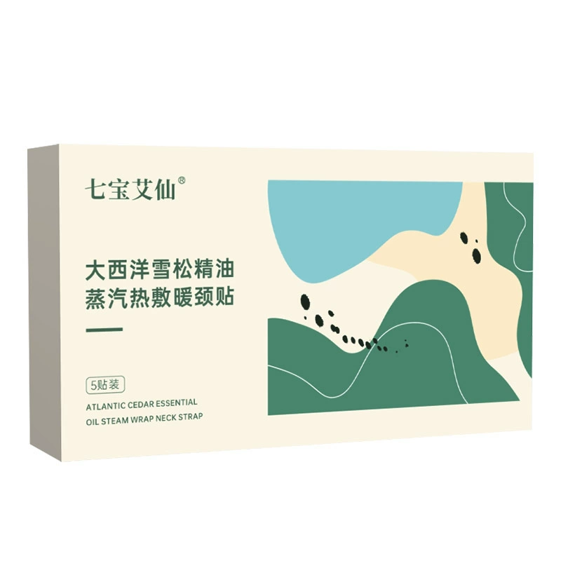 Wholesale Atlantic Cedar Essential Oil Steam Hot Compress Neck Warming Patch Self-heating Neck Protection Patch Moxibustion Hot Compress Cervical Spinal Patch