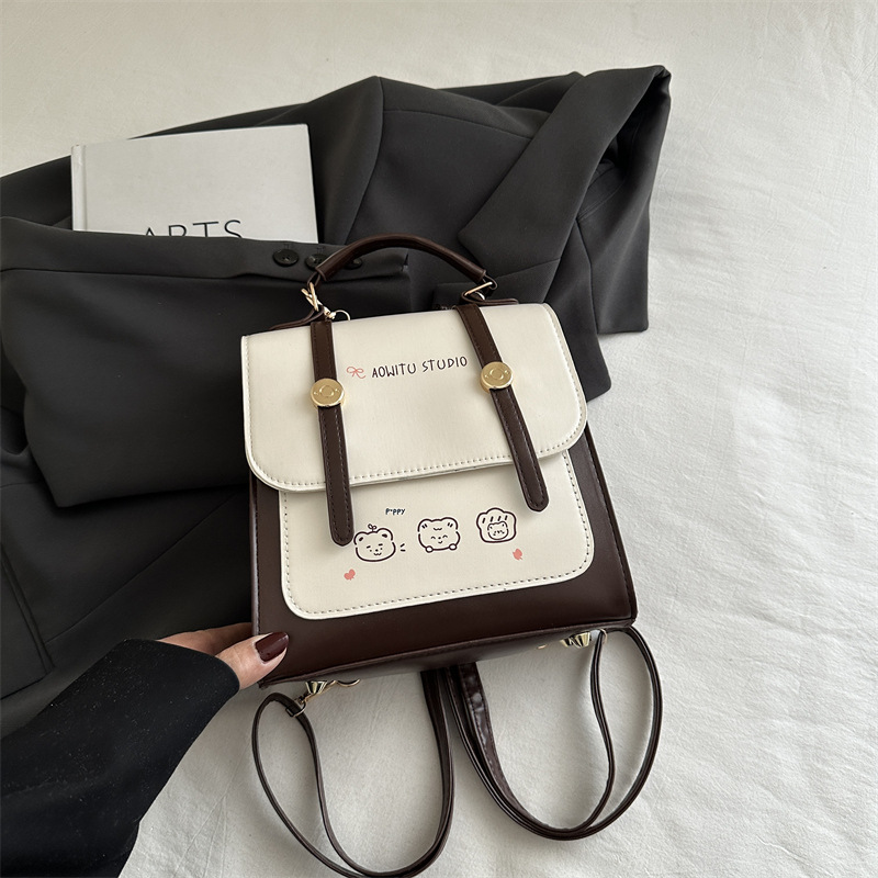 Bolsos retro para mujer 2025 primavera y verano nuevo bolso de mano textura bolso de hombro de color de contraste de todo fósforo bolso de mensajero de moda moda