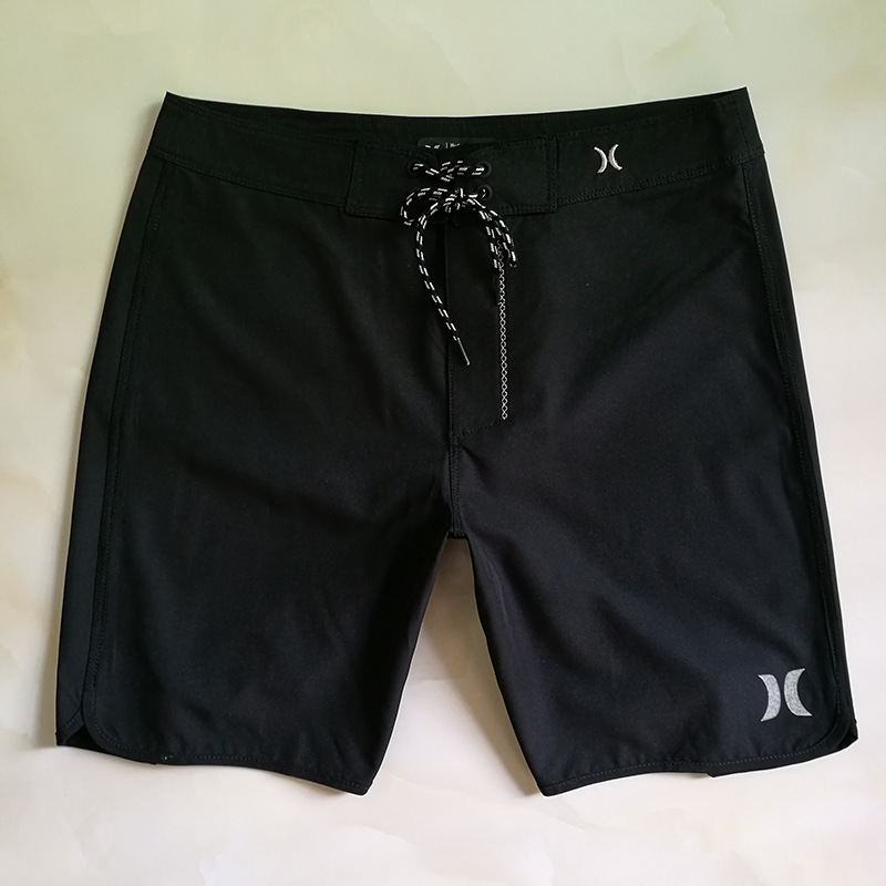 Hurley Pure Black Men's Foreign Trade Beach Shorts Hot-selling Quick-drying Swimming Trunks Casual Swimming Beach Men's Pants