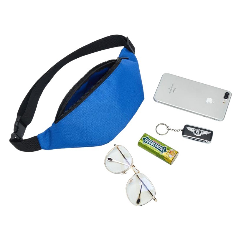 Factory Wholesale Oxford Cloth Men's Waist Bag, Men's Chest Bag with Logo, Women's Crossbody Bag, Outdoor Wear-Resistant Women's Shoulder Bag