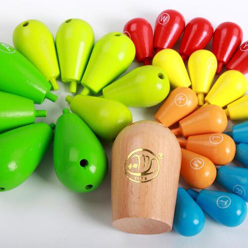 Alphabet cactus children's assembly toys DIY manual brain baby early education puzzle enlightenment building blocks