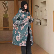 妈妈羽绒服女2024年新款中老年女装短款加厚奶奶装老年人外套冬装
