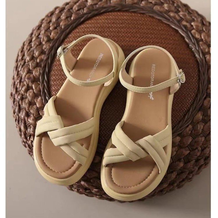 Quality Shoes Women's Outdoor Wear, Summer New Fairy-style, Single-strap Buckle, Suitable For Commuting, French Style, To Be_vogvips.com