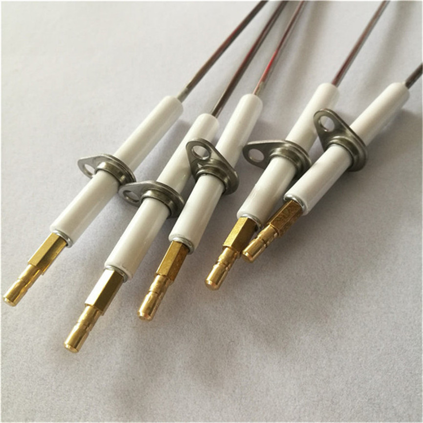 耐高温 95% 氧化铝 上釉点火针 压电陶瓷点火电极