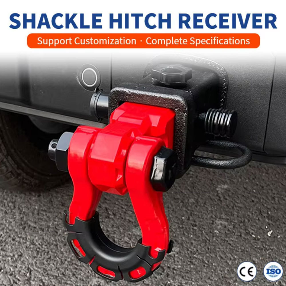 Best-selling cross-border direct-supply aluminum alloy trailer hitch ball coupler shackle for modified vehicles and RV accessories