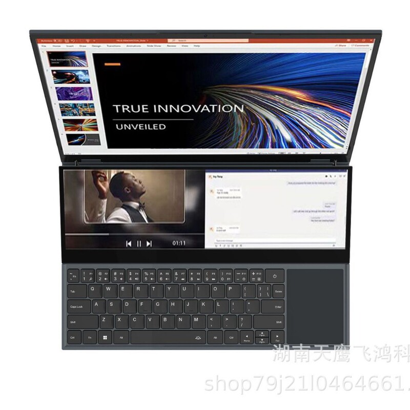 16-inch 14-inch dual-screen touch Core i7 10750H high-end business game split-screen laptop