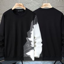 加绒新款秋冬卫衣男加肥加大潮牌潮胖子秋冬宽松超大码肥佬款男装