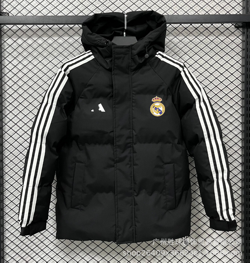 Invierno NK bordado chaqueta fluorescente de béisbol de algodón París grueso chaqueta de algodón con capuchón de fútbol abrigo cálido image 51