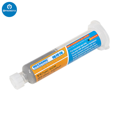 Original Hong Kong repairman solder paste SMT solder paste BGA soldering oil with syringe accessories XG-Z40 with anti-counterfeiting code