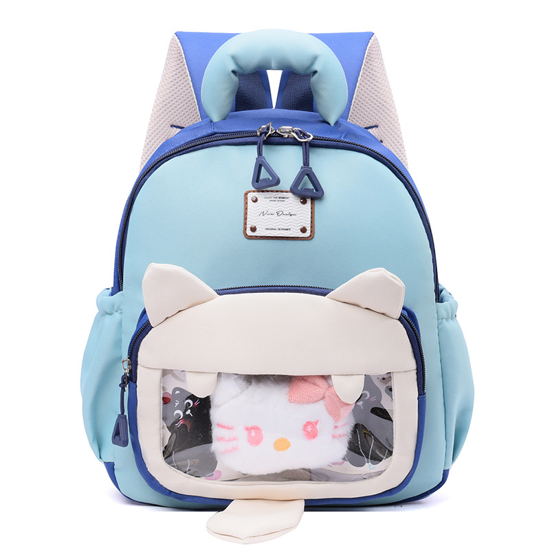 Mochila de niña preescolar encantadora mochila de niña de dibujos animados mochila de jardín de infantes mochila de niños de clase media y grande mochila ligera