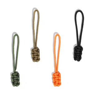 Braided Rope Outdoor Luggage Bag Zipper Pull Tail Rope Replaceable Zipper Head Repair Hand-Woven Tail Rope