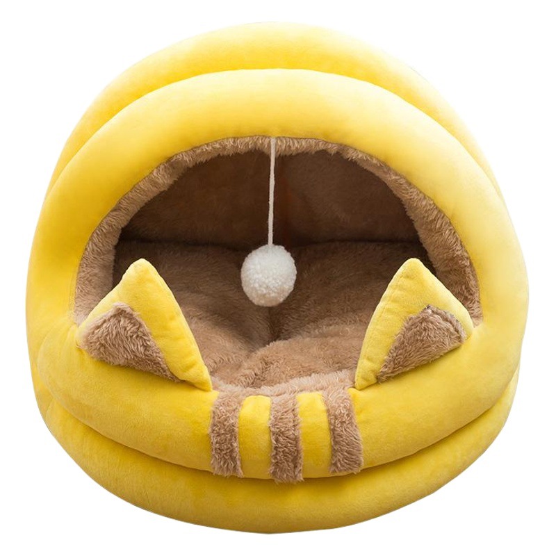 Nido para gatos semi-cerrado, casa para gatos, cama para mascotas, villa para gatos, venta al por mayor, apto para verano