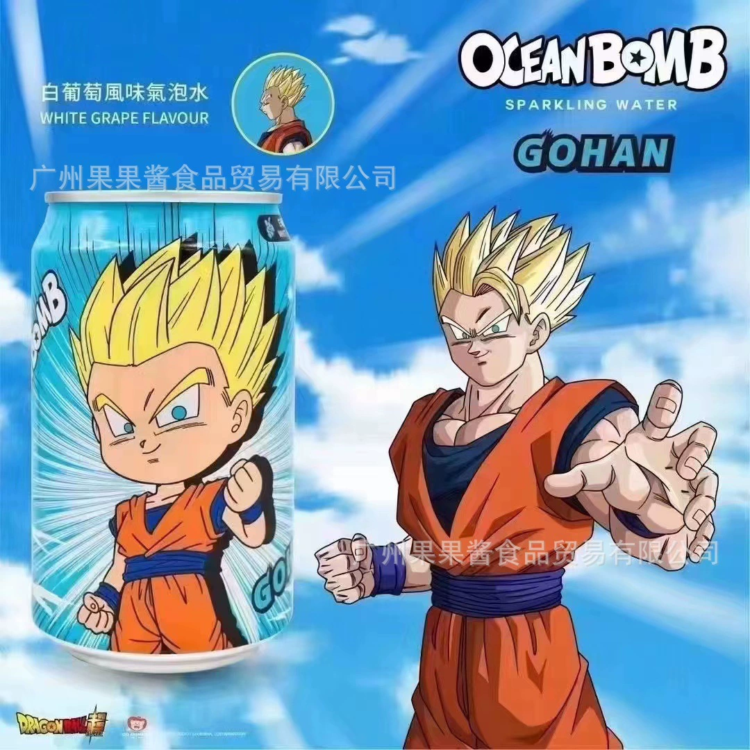 Импортированный из Тайваня Dragon Ball Семь драконьи локомотив фильм издание фруктовая сода аниме мультфильм 330мл