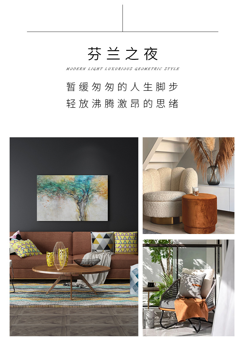 卧室满铺毯,客厅茶几沙发地毯,吊篮脚垫