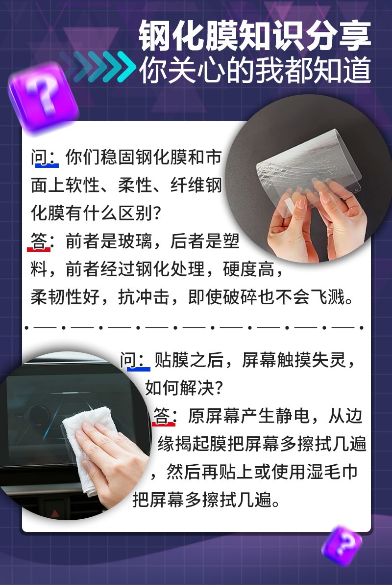 Suitable for 25 Models of Mercedes-Benz E-Class Screen Tempered Film, E300L Navigation Integrated Screen Protective Film, E260L Interior Tpu Film