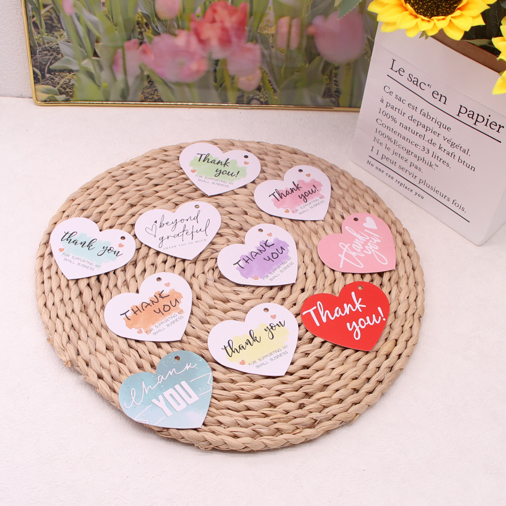 4g Weight card Event & Party Supplies 1 Piece Quantity Daily Occasion Letter, Heart Shape Pattern Simple Style Style Simple Style Letter Heart Shape Paper Daily Card 7