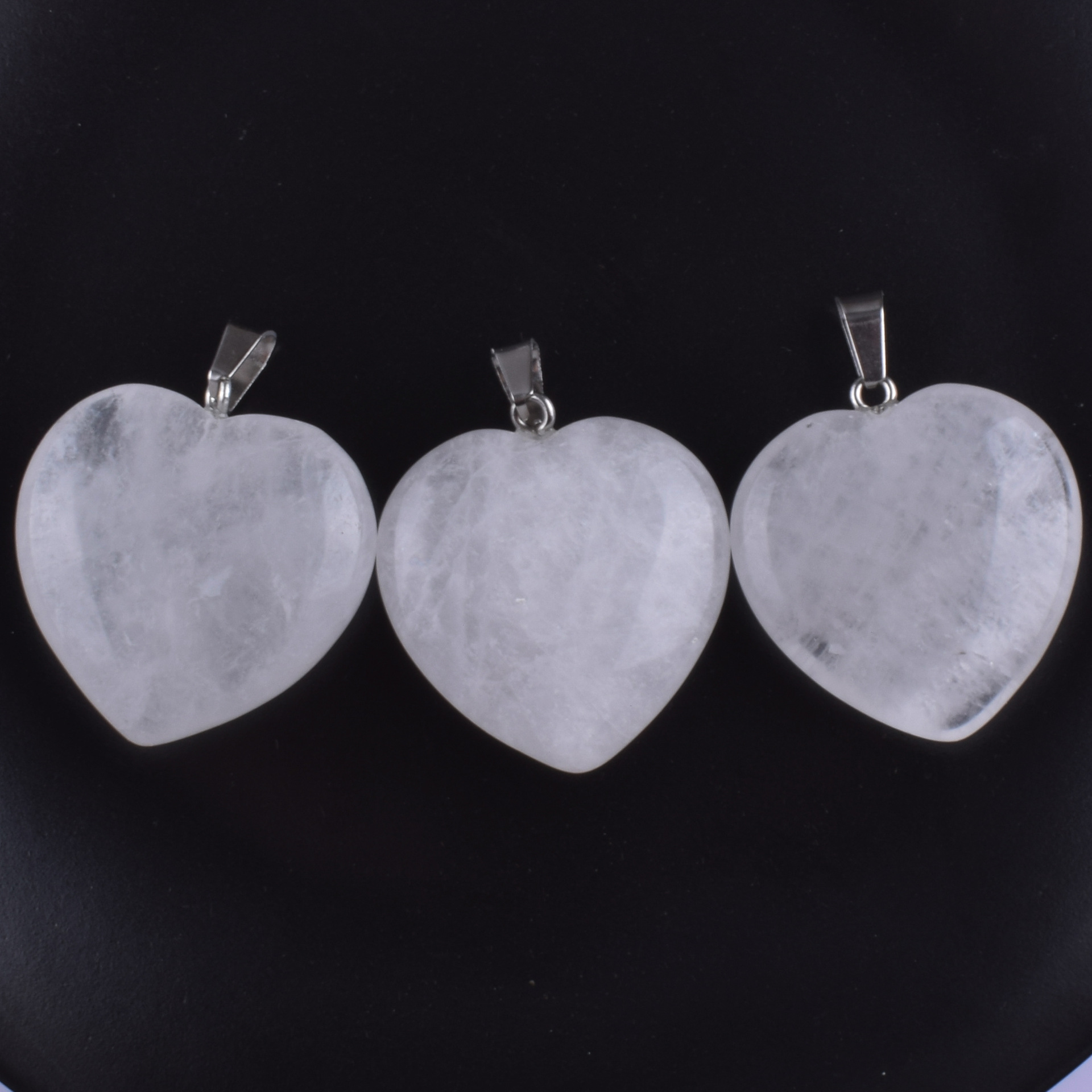 버클-펜던트-화이트 크리스탈