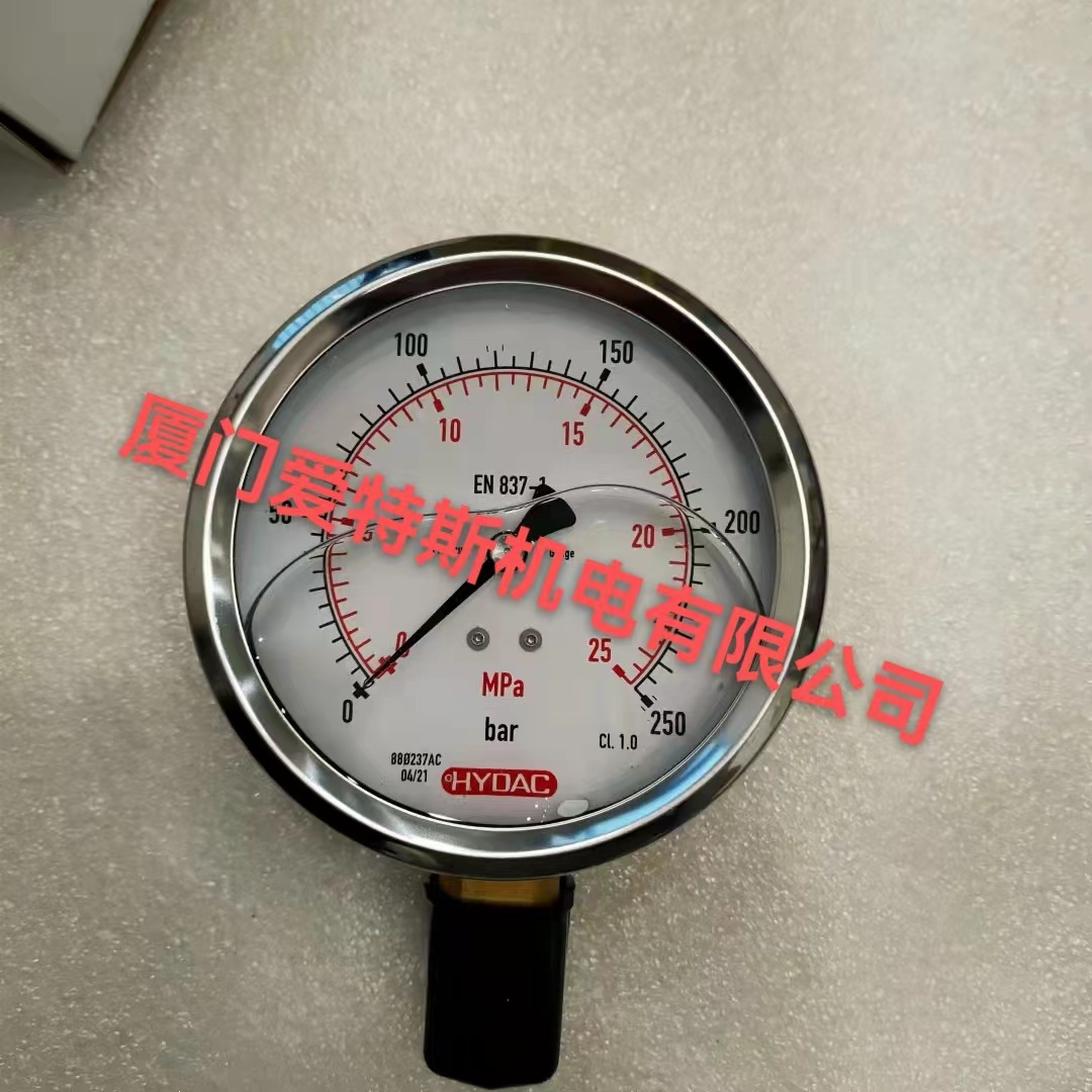 HYDAC贺德克压力表HM100-10-R-M20×1.5/HM100-250-B-M20×1.5-FF