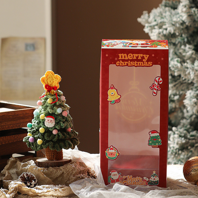 クリスマスデコレーション、雰囲気シーンレイアウト、小さなオーナメント、クリスマスツリーデコレーション、ミニデスクトップかぎ針編みのクロスボーダー専用|undefined