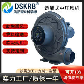 烘干设备用0.75kw中压鼓风机750w防腐蚀耐高温吸风送风透浦式风机