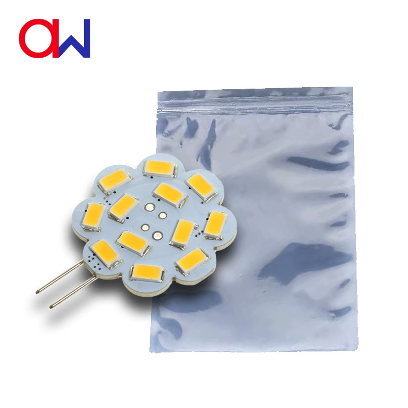 G4LED 2W 12V/ACDC 12SMD5730 лампочка 120° без мерцания круглая пластина низкое напряжение маленькая вставка лампа