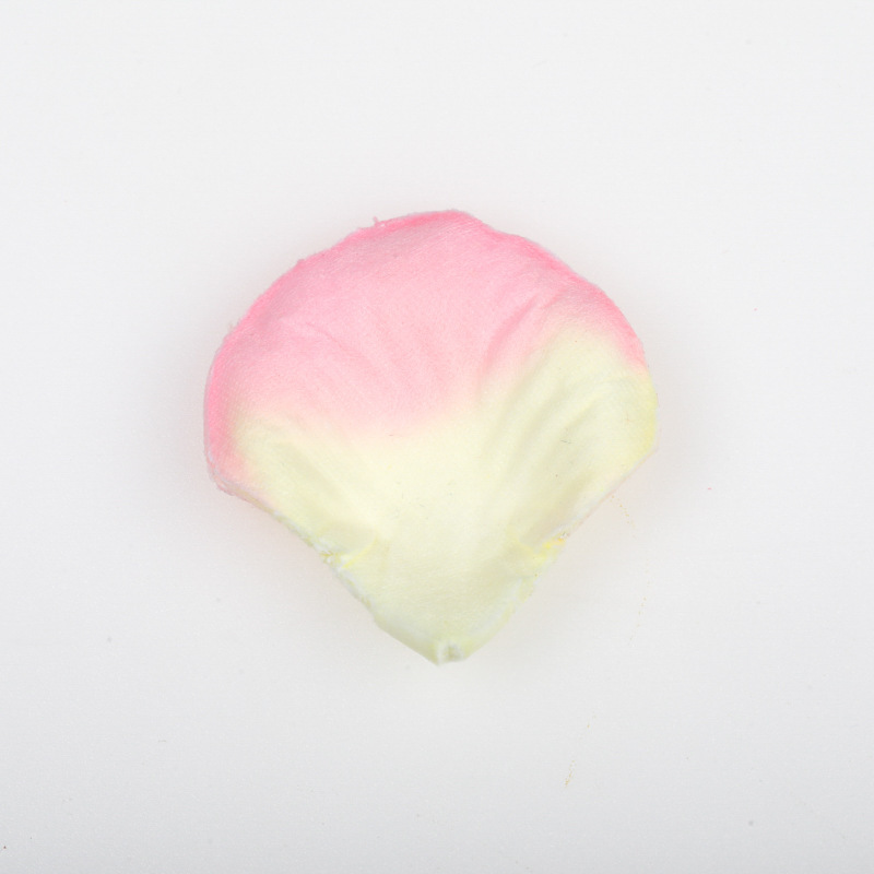 No tejido laminado 100 pétalos de flores, pétalos de boda, pétalos de flores falsos, pétalos de rosas, precio especial