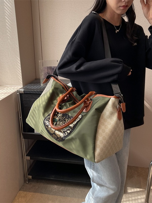 Bolsa de viaje de gran capacidad bolsa de hombro de viaje corto bolsa de mano bolsa de viaje de estilo militar bolsa de ejercicio portátil