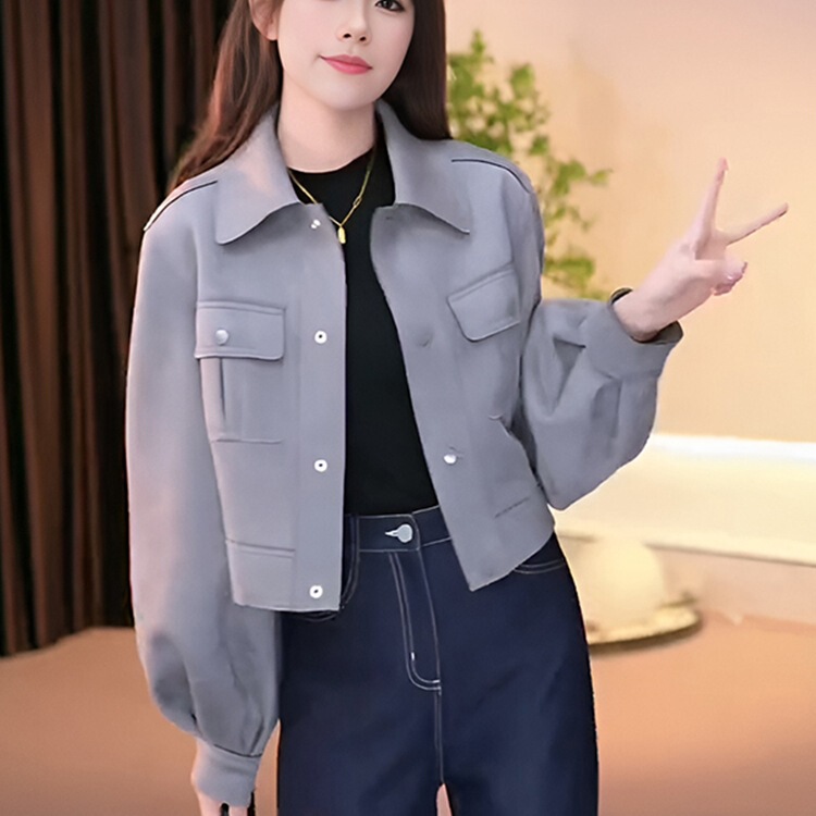 欣欣【XIAOAI】高定2025早秋新款时尚显设计感气质短外套女BN2504|undefined