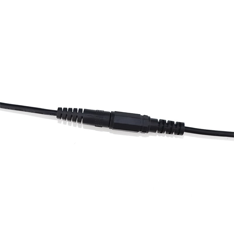 2464 18AWG Two-core DC5521 Dual Female Head Line Adapter Camera LED Light Extension Power Cable 