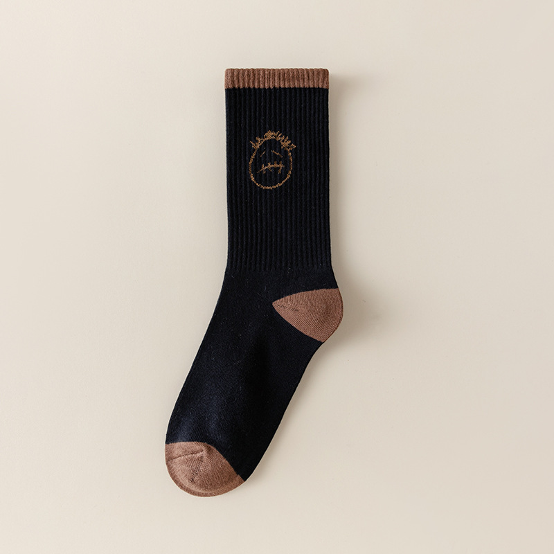 Calcetines de marca de moda europea y americana AJ1 gancho TS nombre conjunto ocio deportes medias moda calcetines hombres y mujeres mismo estilo