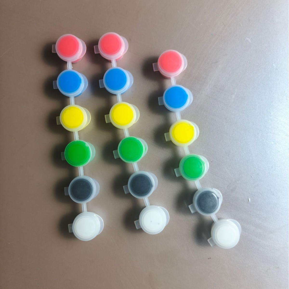 Niños 12 colores lavables pintura pintura di di graffiti pintura de yeso desechable 3 paquetes de pintura unidos