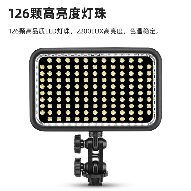 Годокс LED126 настольный маленький свет для прямого эфира, освещение фото съёмка портативная
