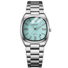 网红欧米新款复古茄方形男士手表小红书推荐爆款钢带女士石英腕表