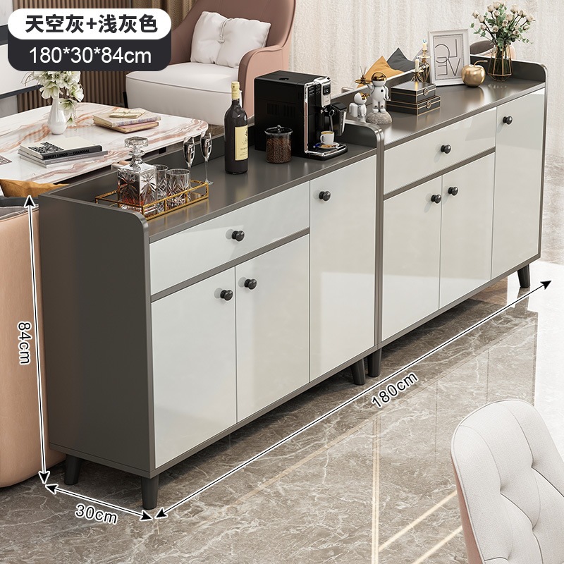 Fábrica de venta directa armario de té armario de comedor armario moderno simple sala de estar contra la pared integrada caja de almacenamiento