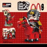 Совместим с Lego Three Kingdoms Guan Yu Zhao Yun Series Diku Fangtouzi фигура персонаж, война, ходьба, игрушки, игрушки, сборка игрушек