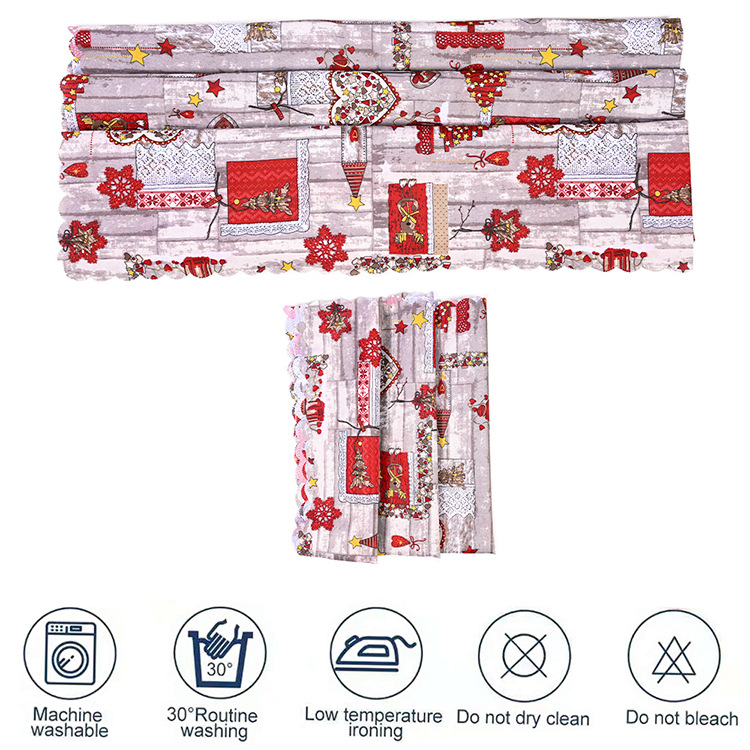 Cross-border New Arrival Christmas Decorative Creative Christmas Printing Tablecloths Table Runners Christmas Table Decoration Supplies display picture 16