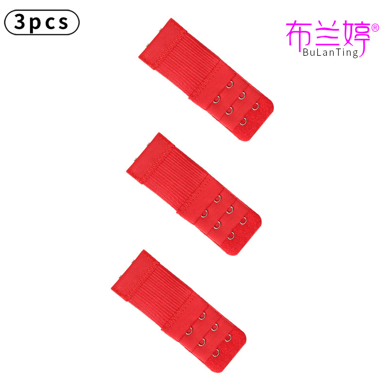 3 piezas [traje de combinación transfronterizo] elástico tres filas dos hebillas hebilla de extensión de acero inoxidable hebilla de extensión elástica hebilla trasera