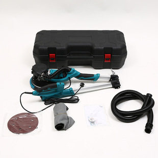 Foldable self-priming long Rod Wall Wall grinding machine polishing sandpaper machine wall dust-free putty machine double lamp belt