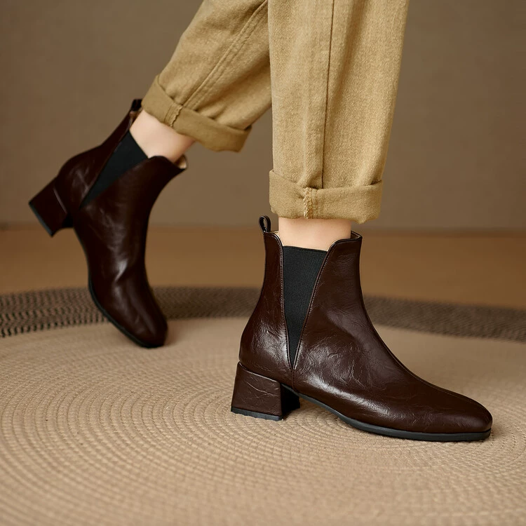 Low boots, ankle boots, (Cross-border trading), Korean style, plus size