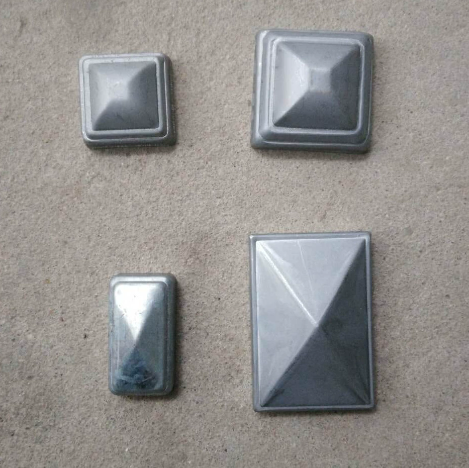 Кованая ограждение декоративная крышка заглушки заглушки крышка заглушки железная крышка крышка цинковая сталь забор