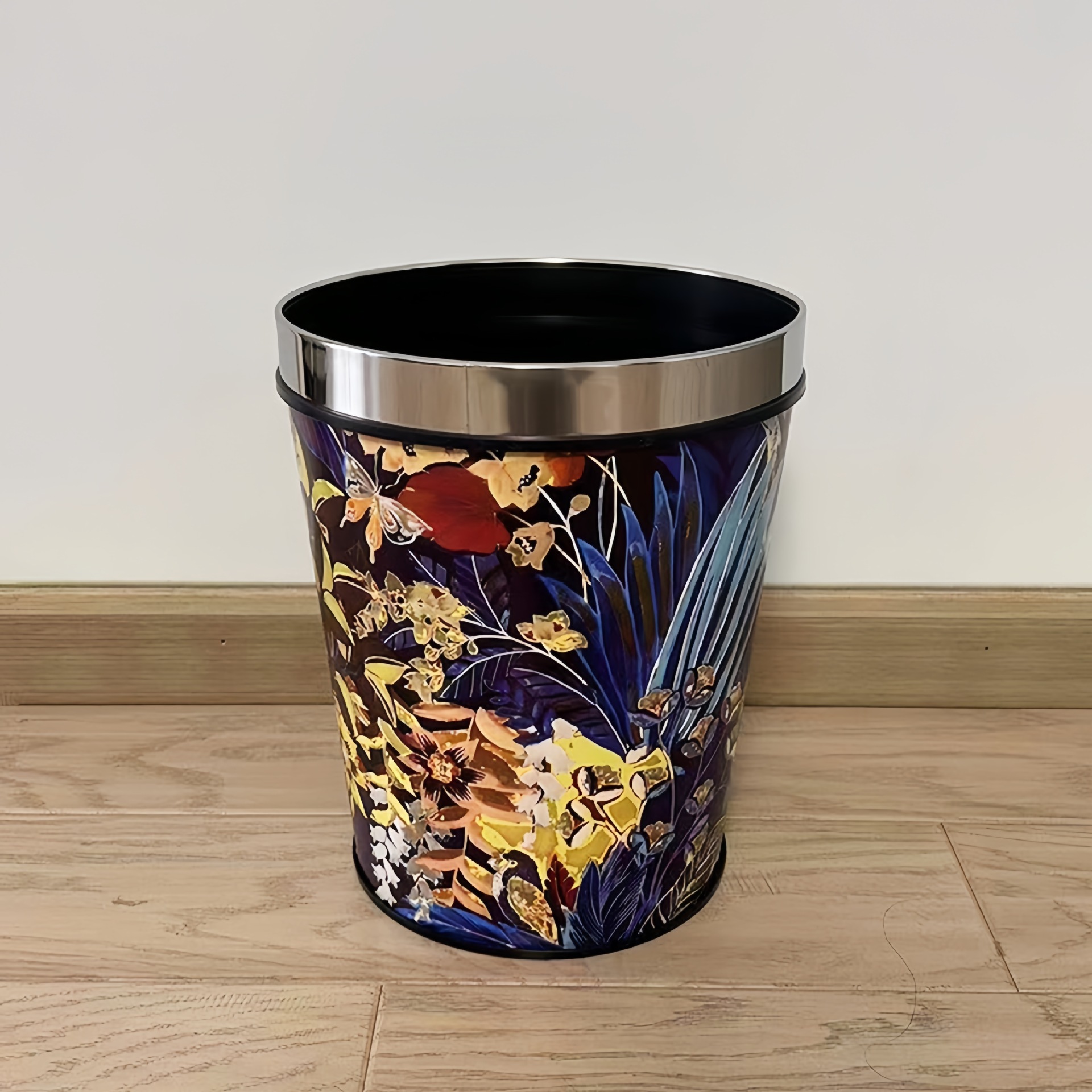 Directo de fábrica gran cubo de basura de cuero cónico creativo hogar cocina baño sala de estar cubo de basura Hotel