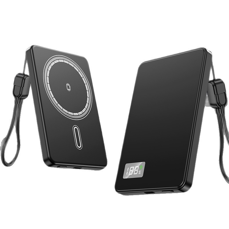 マグセーフ三合一外付け電池10000mah急速充電QI2.0マグネット充電宝は腕時計のイヤホンを充電することができます。|undefined