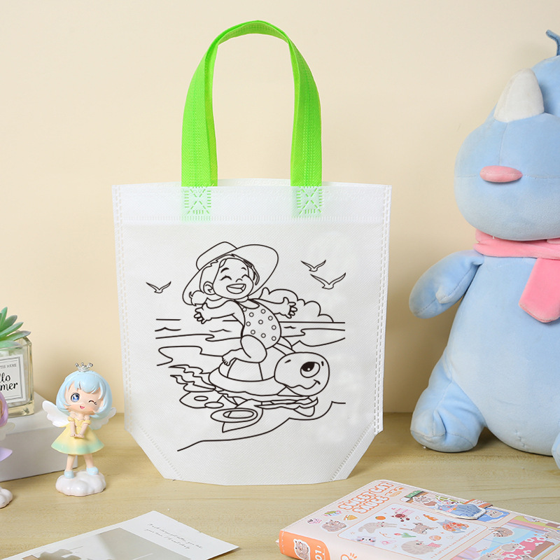 Flamingo niña; 22 ancho * 24 alto 10 fondo; tela no tejida