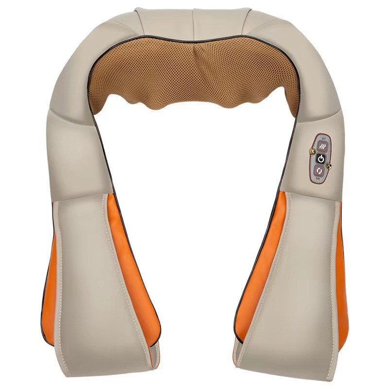 Manufacturer Customized Kneading Cervical Spine Massager Multifunctional Massage Shawl Household Electric Neck and Shoulder Massager Cross-Border