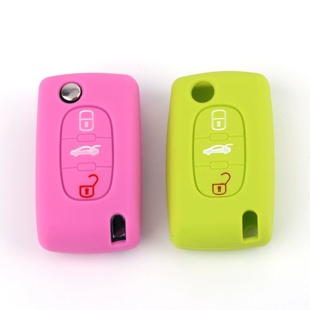 Новая трансграничная популярная сумка для ключей от автомобиля от производителя, изготовленная из силиконового материала, устойчивая к падениям и износостойкая, подходит для автомобилей с логотипом.