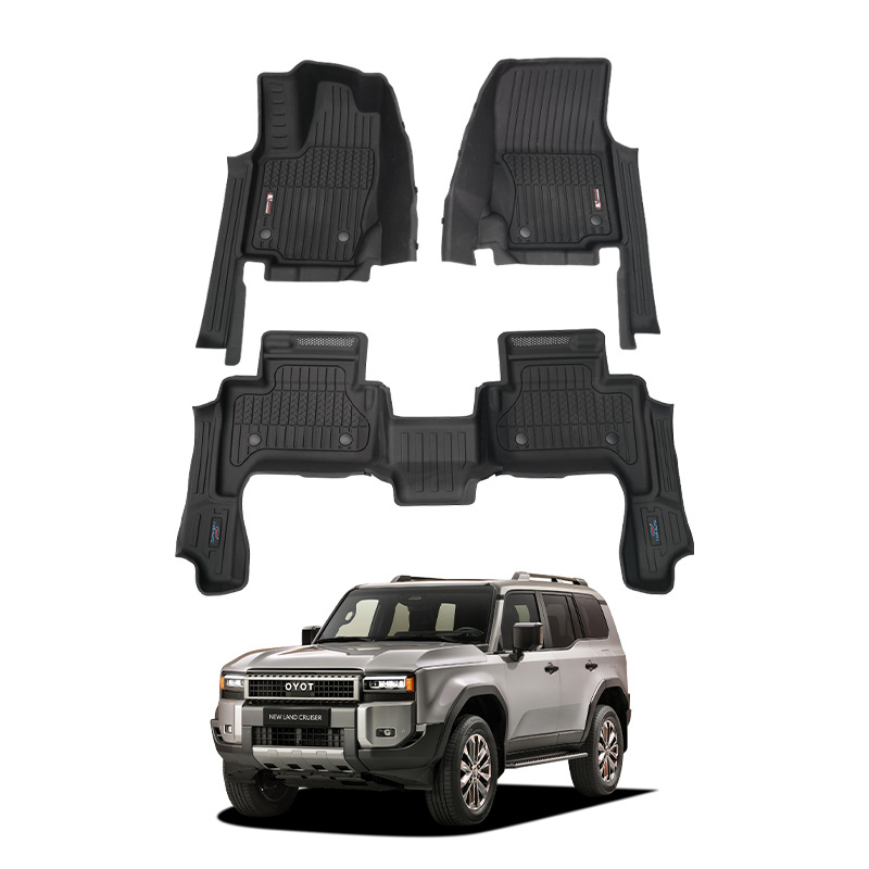 Aplicable a 24 modelos Prado lc250 almohadilla de pie TPE moldeada por inyección especial Prado Floor mat almohadilla de pie impermeable