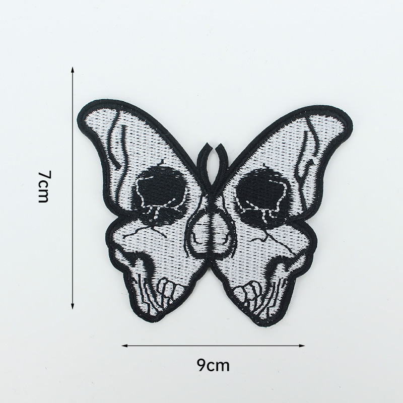 Círculo de bordado de computadora dibujos animados bordados pegatinas de tela letras bordadas pegatinas de toallas bordadas pegatinas de ropa zapatos sombreros
