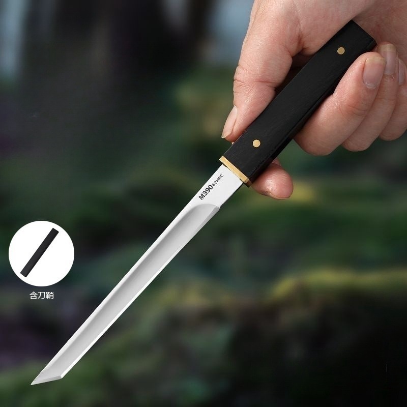Venta directa M390 cuchillo de fruta de red de Internet cuchillo portátil al aire libre cuchillo multifunción cuchillo de carne de mano al por mayor