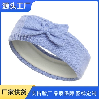 蝴蝶结发带内里加绒直播洗脸束发带韩系可爱发箍头箍女批发可定制